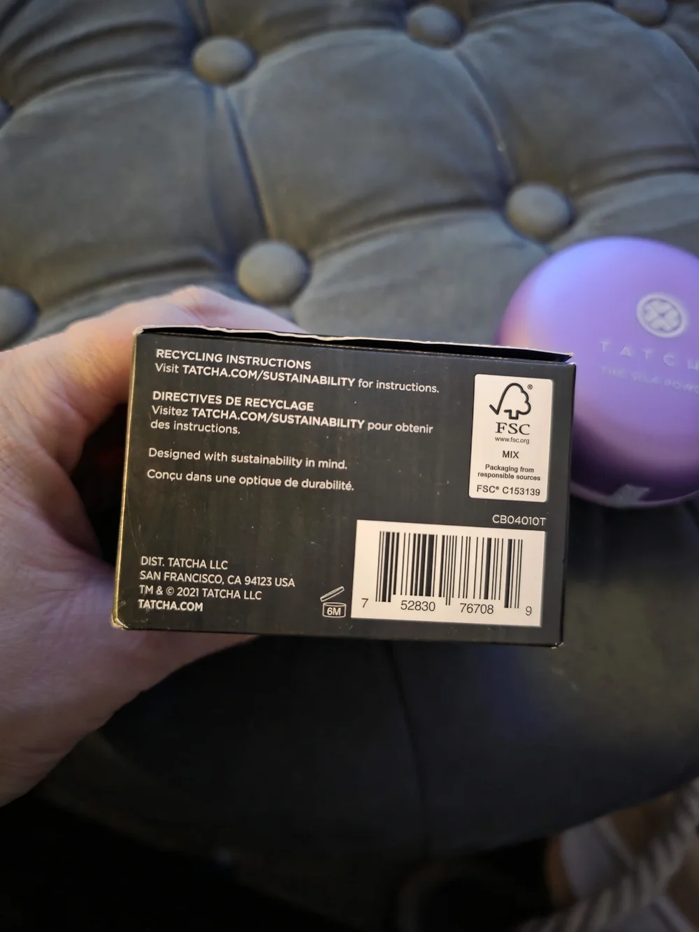 TATCHA The Silk Powder - Soft Pink Loose Setting Powder New In Box